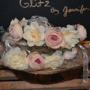 Floral head piece flower girl